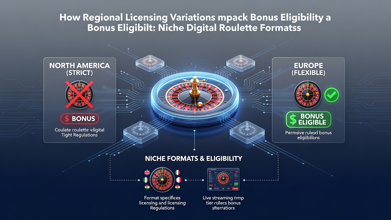 Übersicht über Lizenzsysteme und Roulette-Formate in verschiedenen Regionen